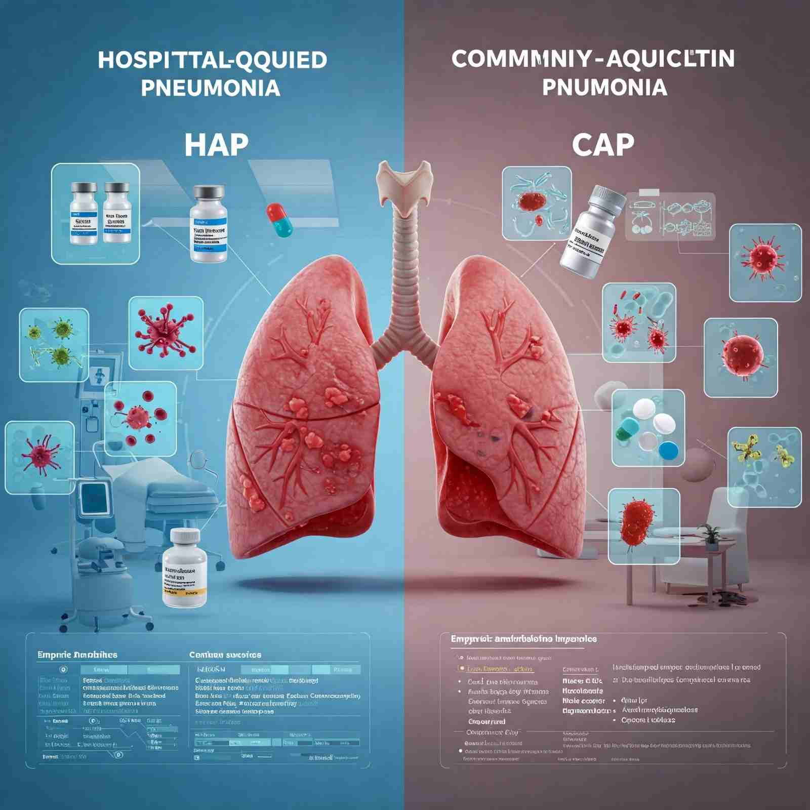Antibiotics of Choice for HAP and CAP