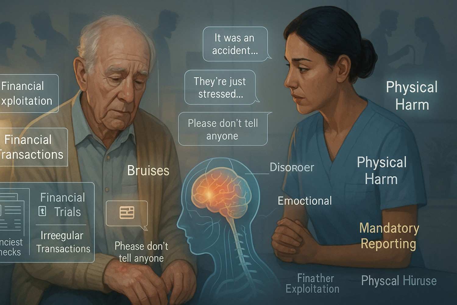 Elder abuse - reading between the lines